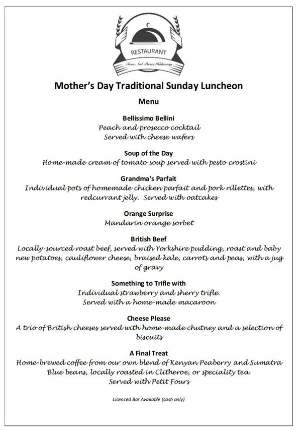 Mothers Day at Twos and Threes Hideaway